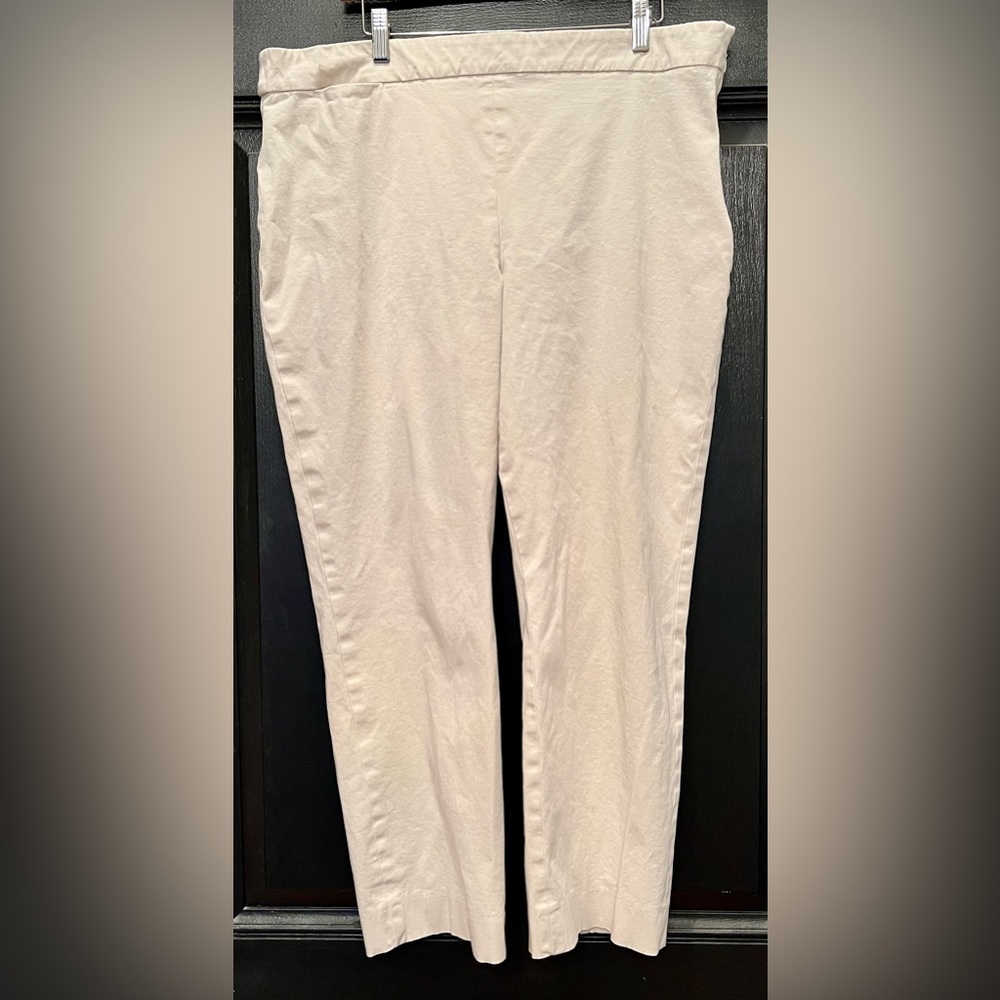 Talbots Classic Side Zip Khakis size 20